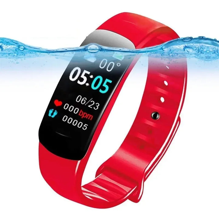 Premium Smart Fitness Watch – Heart Rate, Blood Pressure, Step Counting, Sleep Monitoring, Sports Tracker, Bluetooth, Multi-