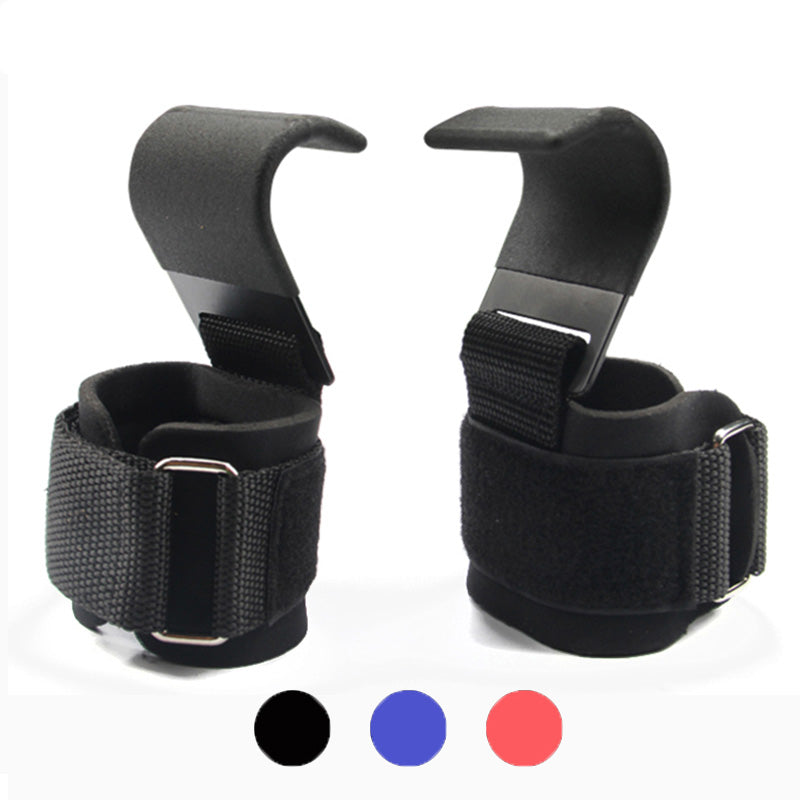 Premium Weight Lifting Hook Grips with Wrist Wraps – Hand-Bar Wrist Straps for Gym Fitness, Powerlifting, Pull-Ups, Heavy