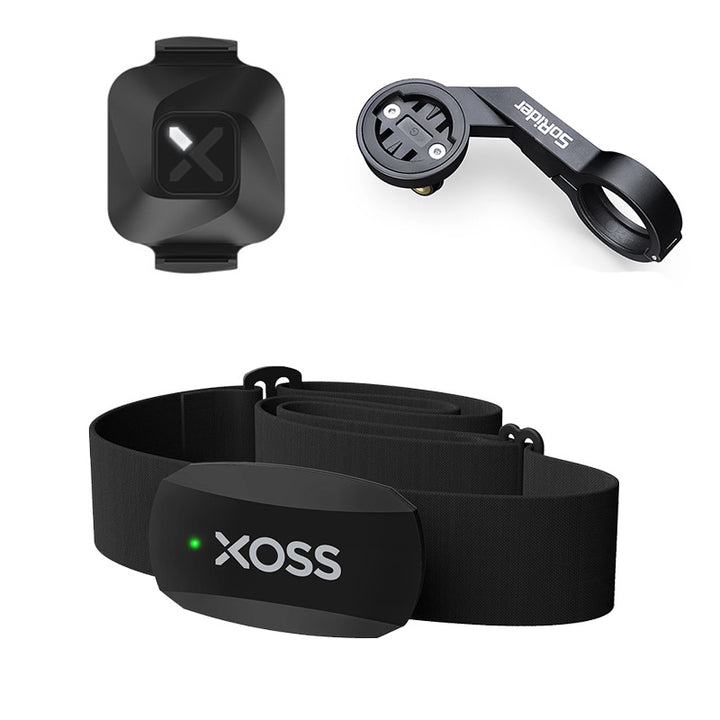 Premium Speed & Cadence Sensor for Cycling – X2 Heart Rate Monitor, S1 Bike Computer Mount, GPS Compatibility for GARMIN, iGPSPORT, Bryton, and More