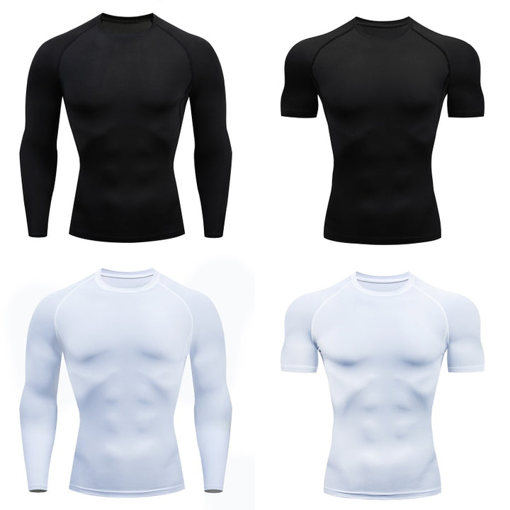 Premium Men’s Compression Sportswear Set – Quick-Dry Gym Suit, Yoga & Fitness Tracksuit, 2-Piece Workout Outfit