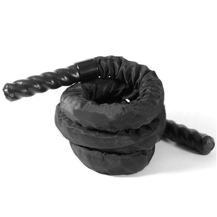 Premium Fitness Battle Rope – 25mm x 9.8ft Heavy Exercise Training Rope for Home Gym & Outdoor Cardio – Durable Nylon & 