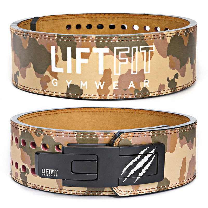 Premium 13MM Weight Lifting Belt with Lever Buckle – Heavy Duty Gym Powerlifting Belt for Men & Women, Competition Level 