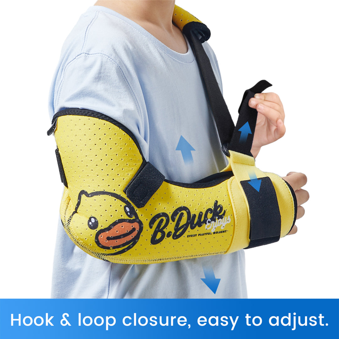 Premium Kids Arm Sling for Broken Forearm & Shoulder Immobilization - Adjustable, Breathable, Latex-Free Support for Comfort & Recovery (XXS, XS Sizes)