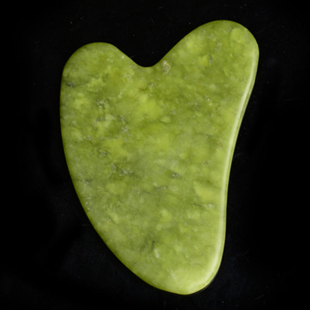 Premium Natural Jade Gua Sha Scraper Board for Face Massage, Acupoint Meridian Relaxation, Skin Lifting and Eye Care SPA Tool