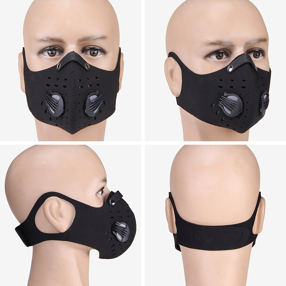 Premium Cycling Face Mask for Men and Women – Dust Proof, Anti-Smog, Activated Carbon Training Mask, Outdoor Sports 