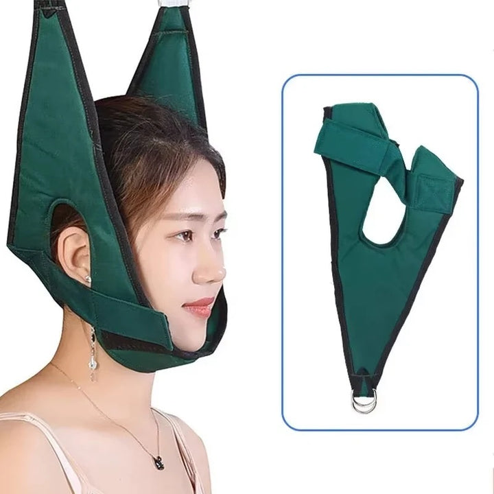 High-Quality Cervical Neck Traction Device for Home Use, Over-Door Neck Stretcher Hammock, Pain Relief & Spine Correction Brace for Physical Therapy