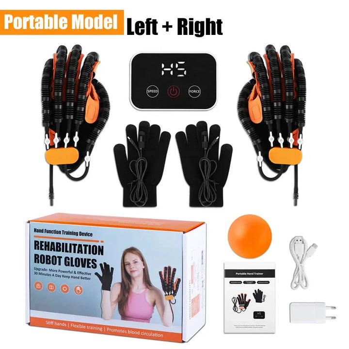 Premium Hand Rehabilitation Glove for Stroke Recovery | Hemiplegia Therapy Device | Finger Exerciser for Cerebral Infarction