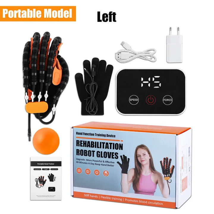 Premium Hand Rehabilitation Glove for Stroke Recovery | Hemiplegia Therapy Device | Finger Exerciser for Cerebral Infarction