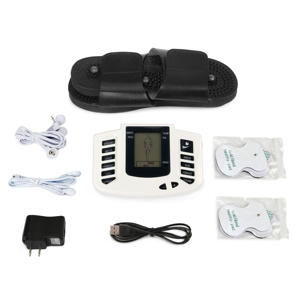 Premium Electric Muscle Stimulator Massage Slippers for Pain Relief – TENS Therapy Foot Massager with Acupuncture Function 