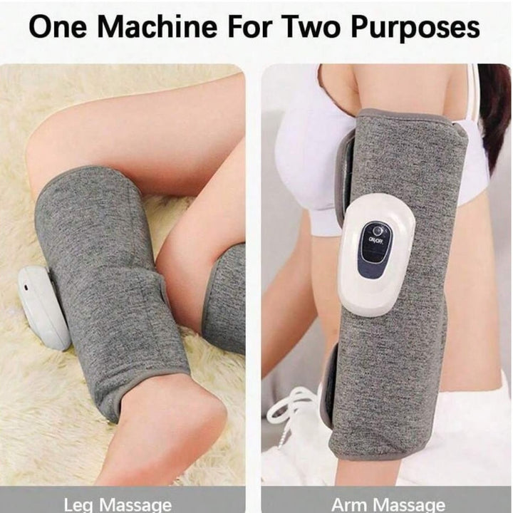 Premium Electric Leg Massager - Wireless, Rechargeable Air Compression Calf Massage for Muscle Relief & Relaxation | Health 
