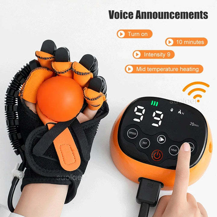 Premium Hand Rehabilitation Glove for Stroke Recovery | Hemiplegia Therapy Device | Finger Exerciser for Cerebral Infarction