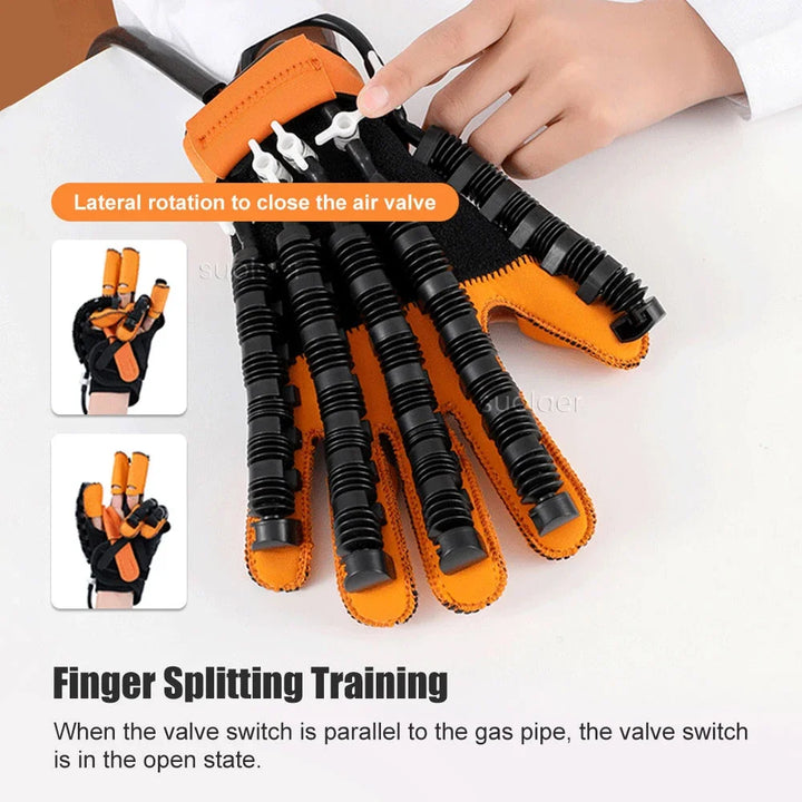 Premium Hand Rehabilitation Glove for Stroke Recovery | Hemiplegia Therapy Device | Finger Exerciser for Cerebral Infarction